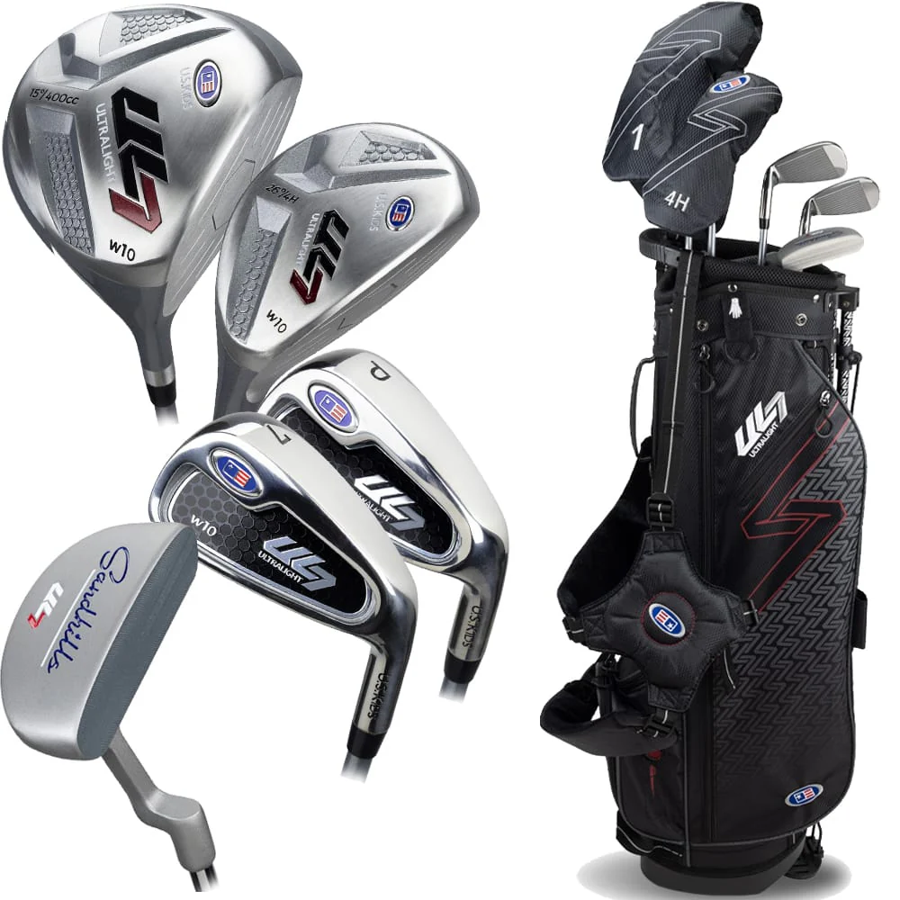 U.S. Kids Golf U.S Junior Ultralight 7 60 6-Piece Stand Bag Package Set - (60-63" Golfer Height) / / Left Hand / 60"-63"