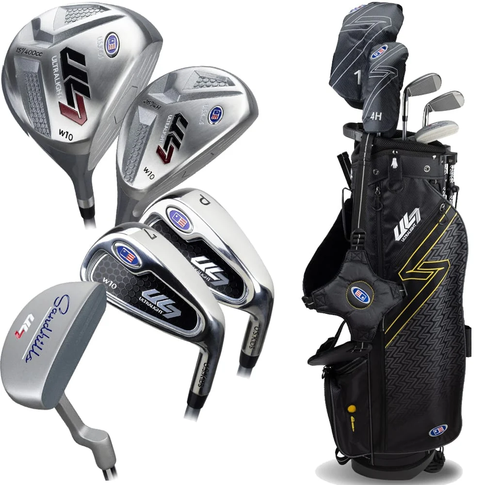 U.S. Kids Golf U.S Junior Ultralight 7 63 6-Piece Stand Bag Package Set - (63-66" Golfer Height) / / Right Hand / 63"-66"