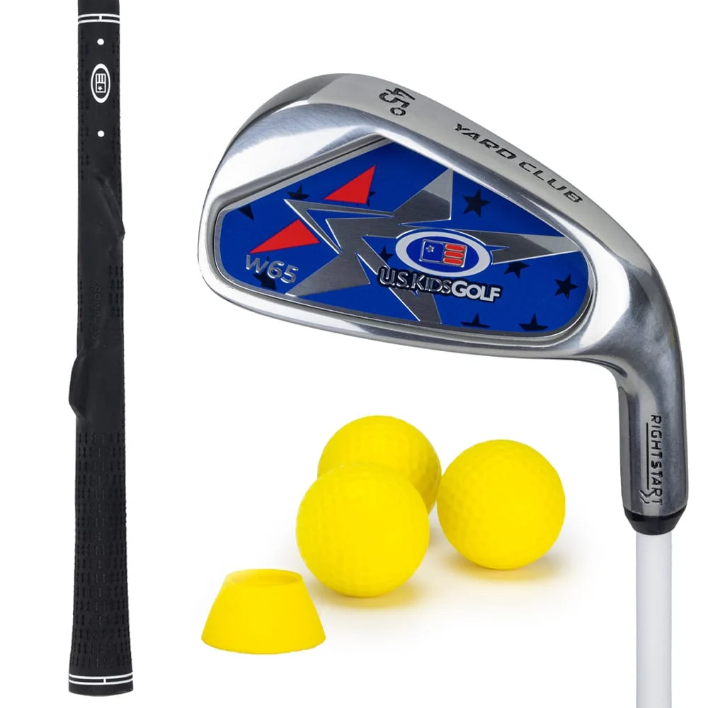 U.S. Kids Golf U.S. RS3-36 Junior Yard Club with 3 Yard Balls and Tee (36-39" Golfer Height) Right Hand / 36" - 39"