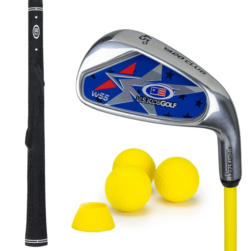 U.S. Kids Golf U.S. RS3-42 Junior Yard Club with 3 Yard Balls and Tee (42"-45" Golfer Height) Left Hand / 42" - 45"