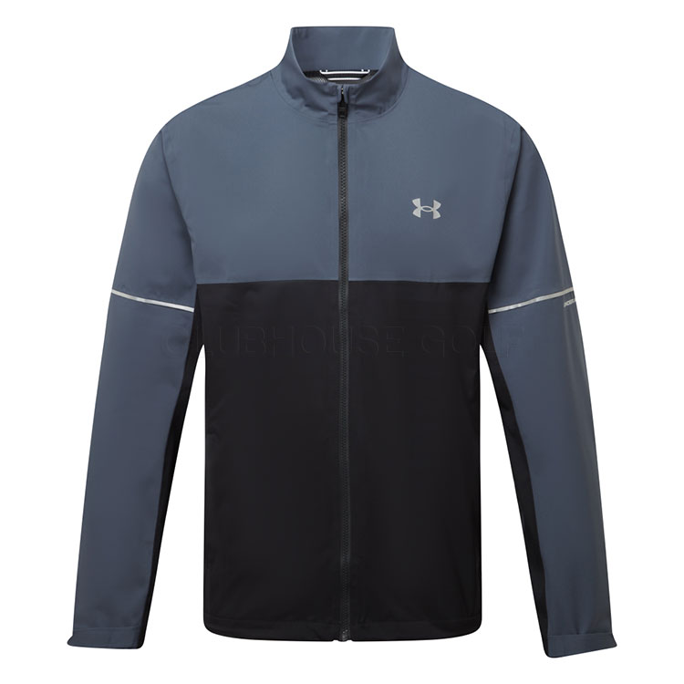 Under Armour Drive Rain Waterproof Jacket Downpour Metallic 1385832