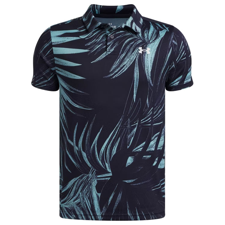 Under Armour Matchplay Printed Polo Palm Macro Junior