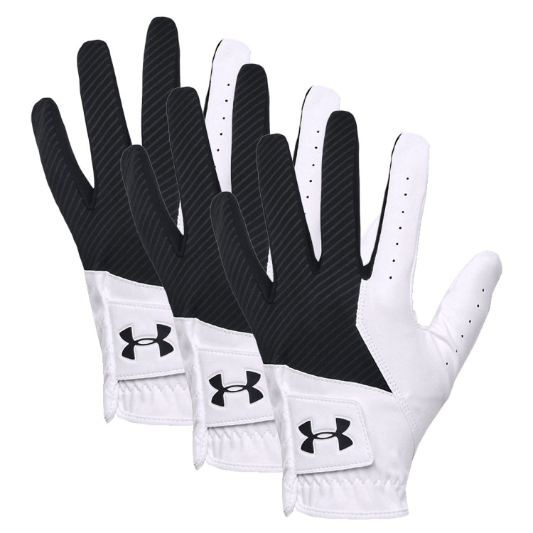 Under Armour Medal Golf Glove (3 Pack) / (Right Handed Golfer)