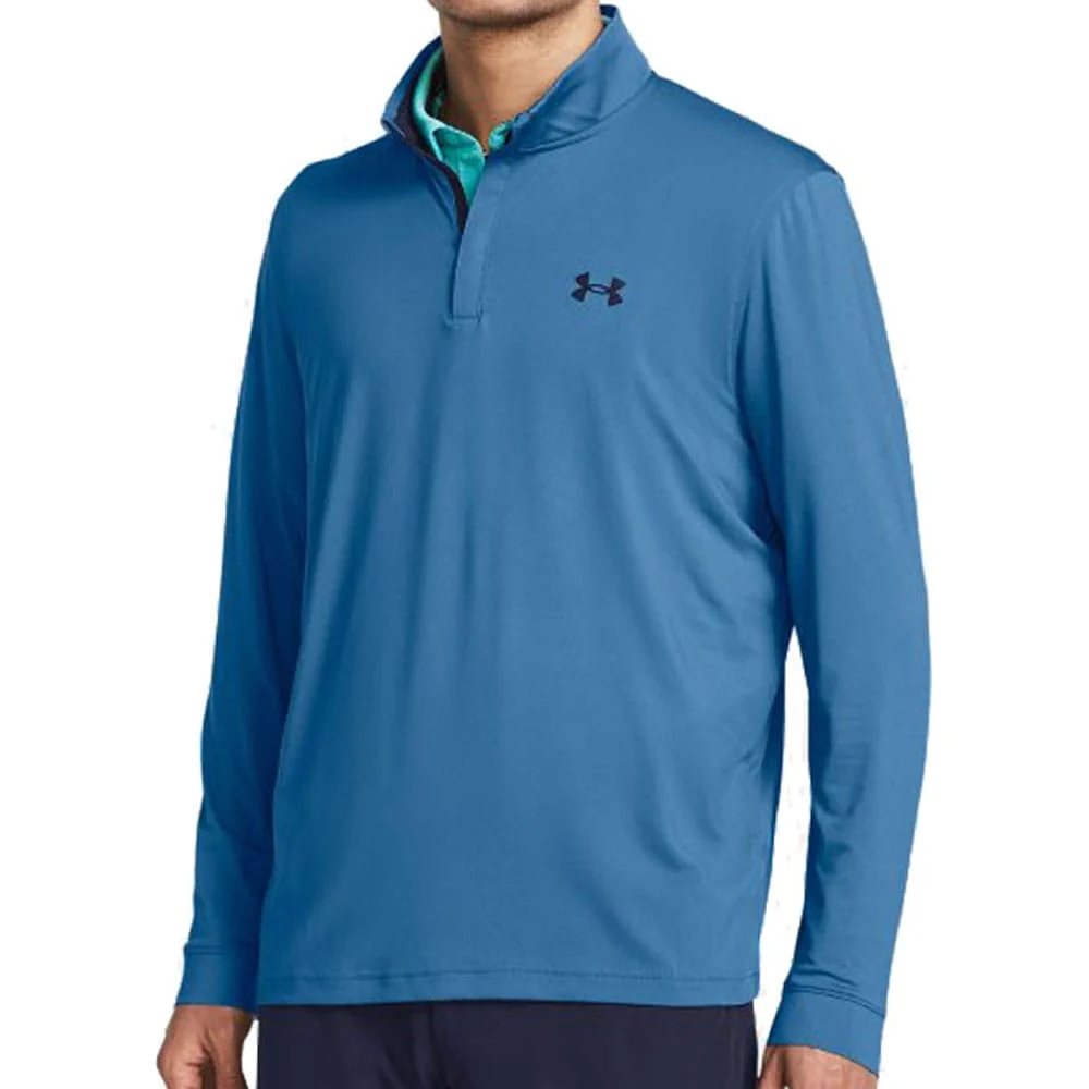 Under Armour Playoff 2 4 Zip Pullover Photon Midnight