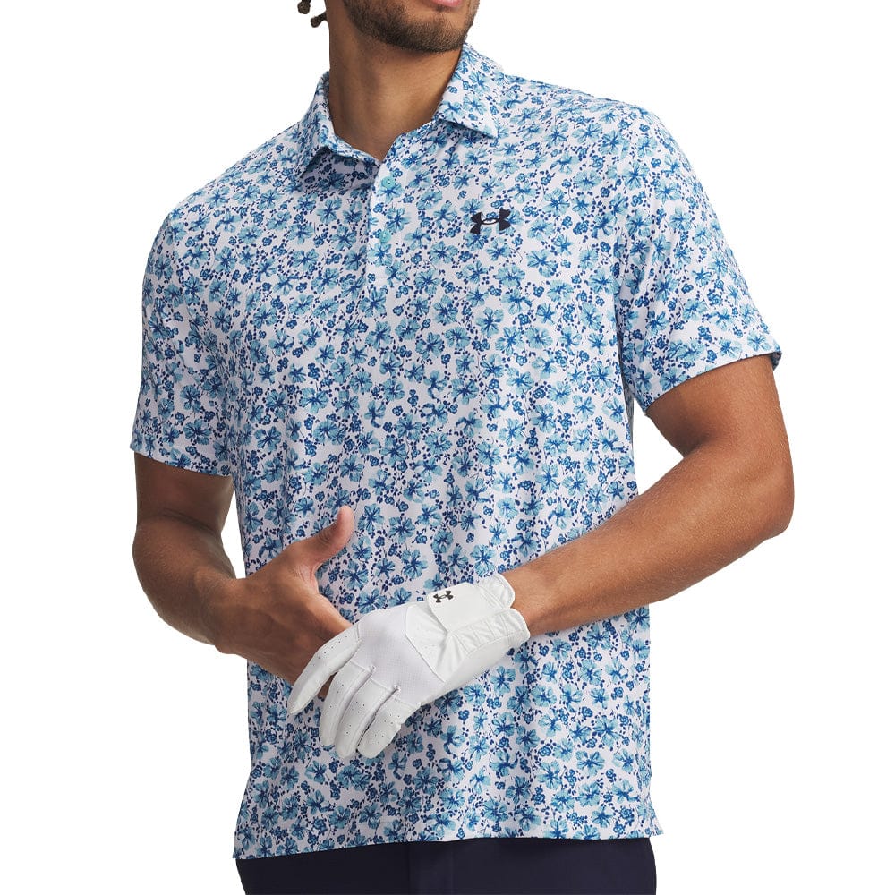 Under Armour Playoff 3.0 Printed Polo Varsity Midnight