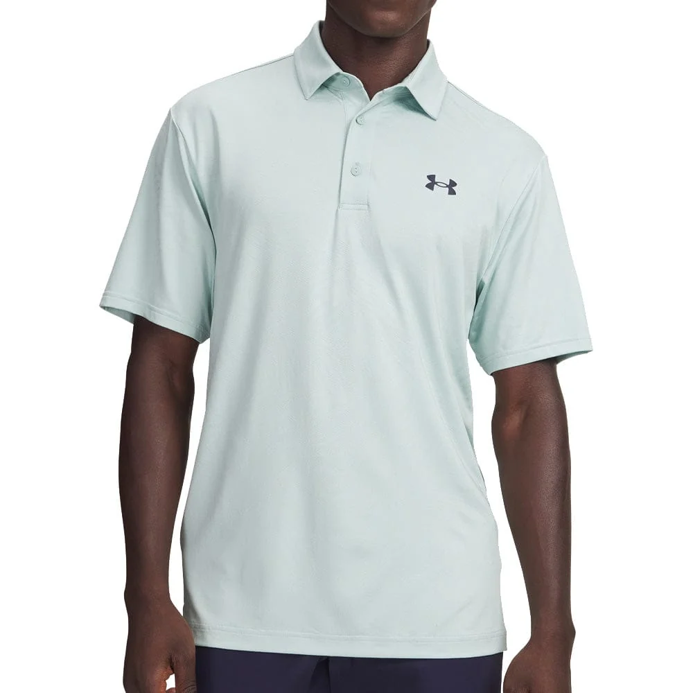 Under Armour Playoff Jacquard Polo Enamel Illusion Midnight
