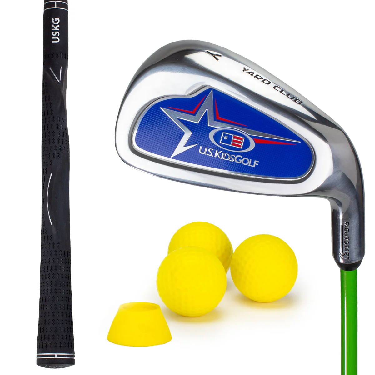 Us Kids US Yard Junior Golf Club + 3 Foam Balls - 57” Player Height / Right Hand