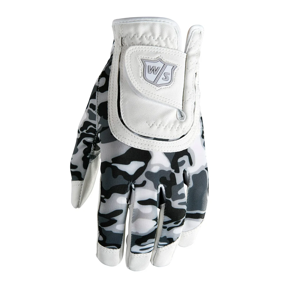 Wilson Golf Junior One Size Fits All Golf Glove - / Camo - / Camo / Left Hand (Right Hand Golfer)