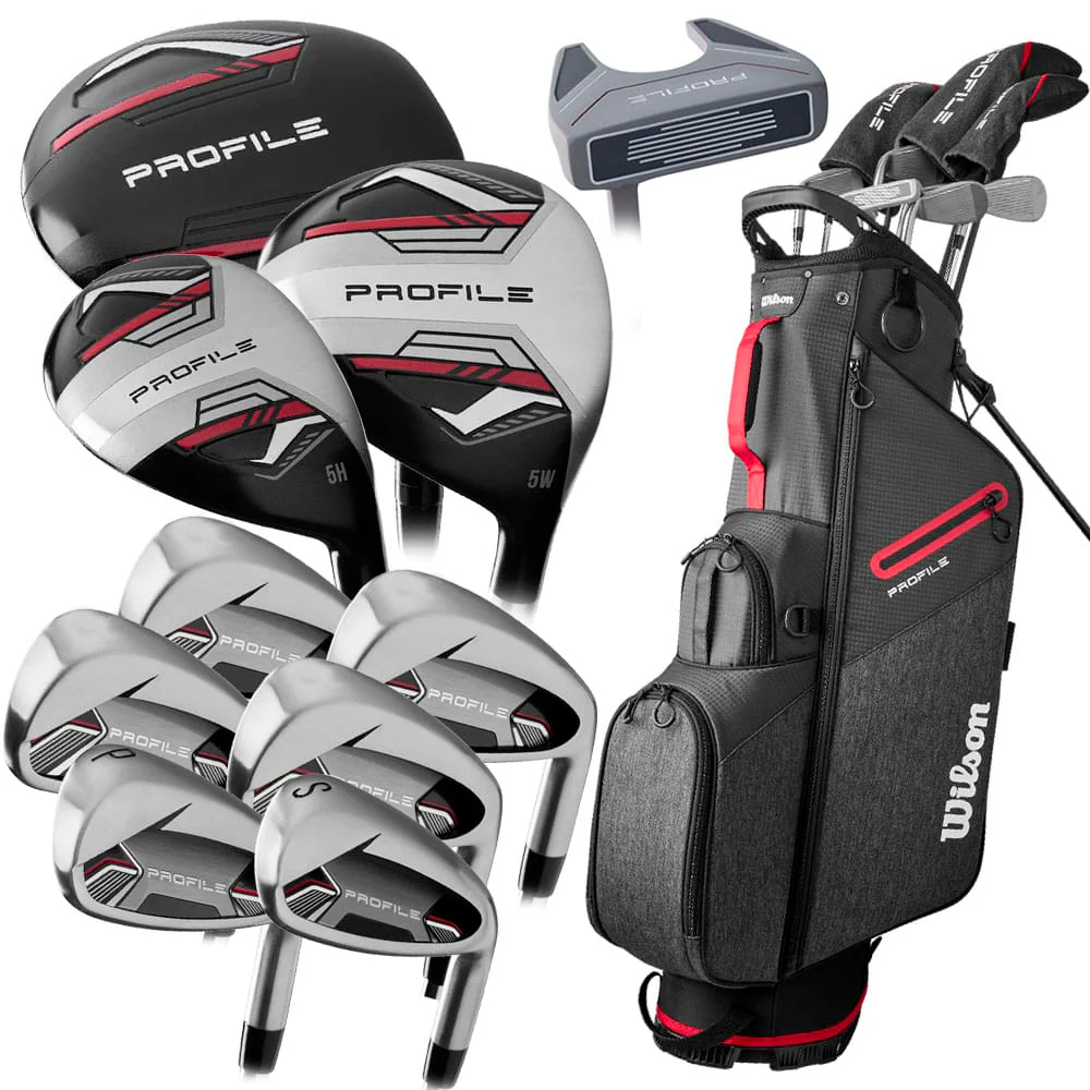 Wilson Profile 11-Piece Stand Bag Package Set - Steel
