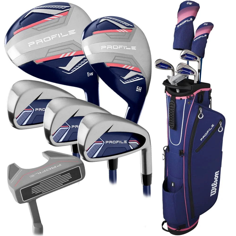 Wilson Profile 7-Piece Stand Bag Package Set - Ladies
