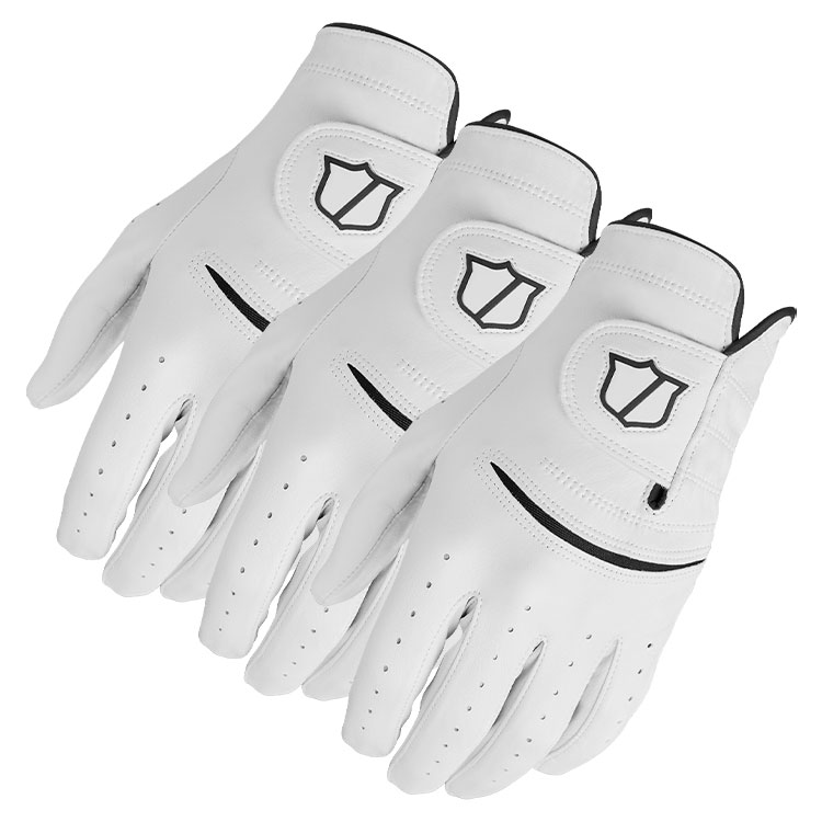 Wilson Staff Model Golf Glove (3 Pack) (Right Handed Golfer)