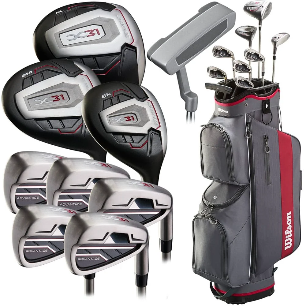 Wilson X31 Advantage 10-Piece Stand Bag Package Set - Ladies